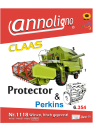 Claas Mähdrescher Protector (der SENATOR-Klasse) & Perkins Typ 6.354 Bild- Bedienungsanleitung & Bild-Ersatzteilliste & Explosionszeichnungen - annoligno 1118